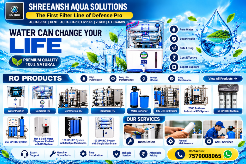 Shreeansh Aqua Solutions Water Systems Banner (1)